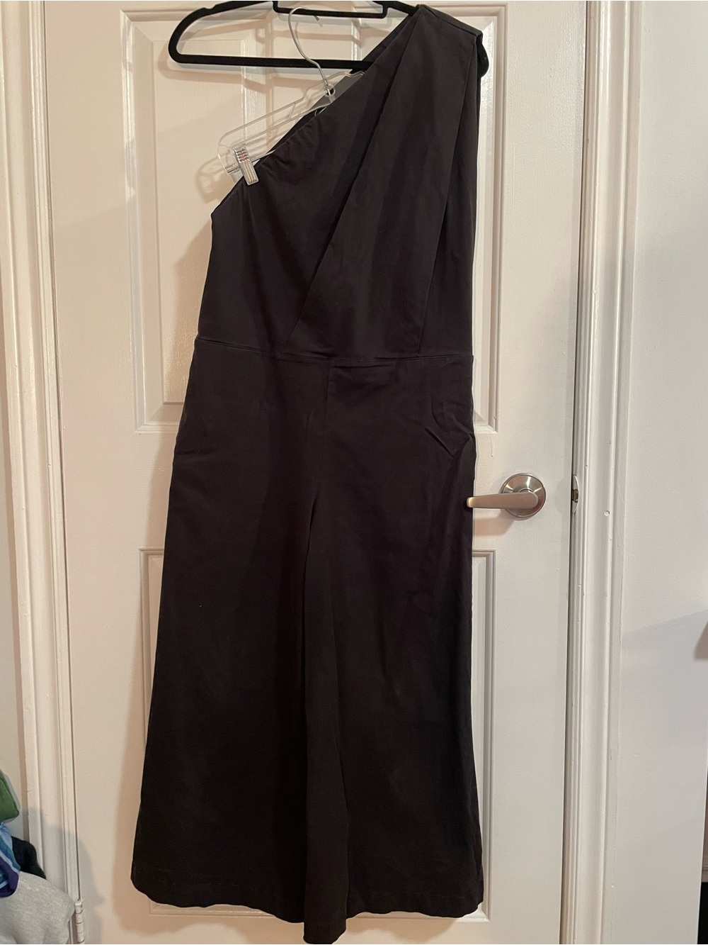 silence + noise One-Shoulder Black Jumpsuit